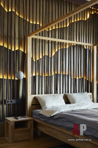 Фото интерьера спальни квартиры в стиле минимализм