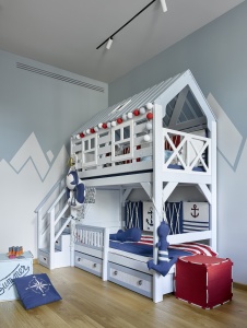 Фото интерьера детской квартиры в стиле минимализм