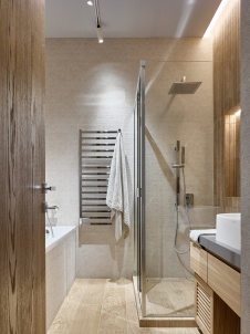 Фото интерьера санузла квартиры в стиле минимализм