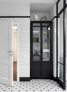 Фото интерьера санузла дома в стиле фьюжн