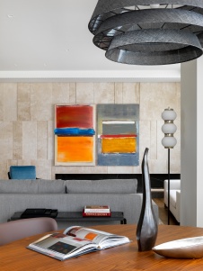 Фото интерьера гостиной квартиры в стиле минимализм