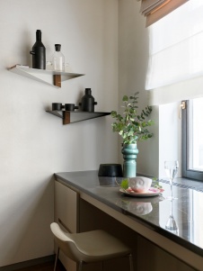 Фото интерьера кухни квартиры в стиле минимализм