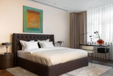 Фото интерьера спальни квартиры в стиле минимализм