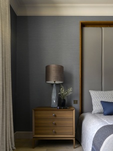 Фото интерьера спальни квартиры в стиле фьюжн