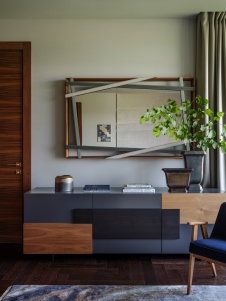 Фото интерьера спальни дома в стиле эко