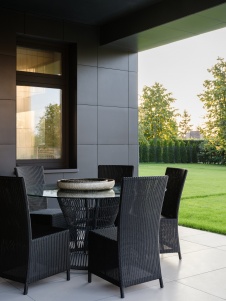 Фото интерьера веранды дома в стиле эко