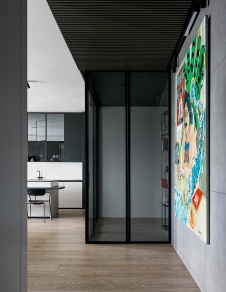 Фото интерьера входной зоны квартиры в стиле минимализм
