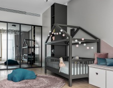 Фото интерьера детской квартиры в стиле минимализм