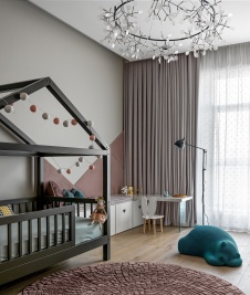 Фото интерьера детской квартиры в стиле минимализм