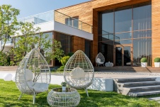 Фото фасада дома в стиле минимализм