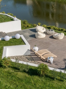 Фото террасы дома в стиле минимализм