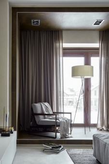 Фото интерьера спальни дома в стиле минимализм