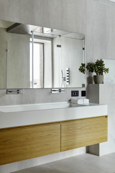 Фото интерьера санузла дома в стиле минимализм