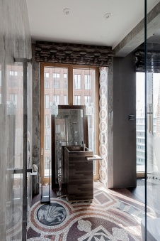 Фото интерьера санузла квартиры в стиле китч