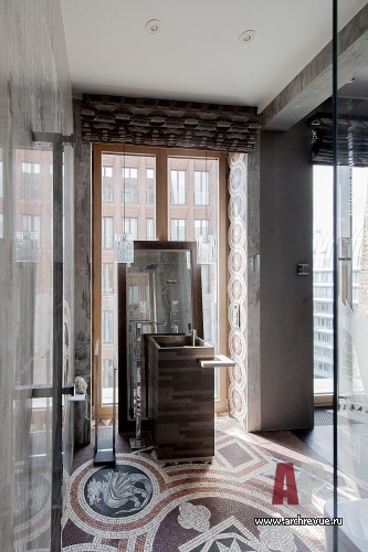 Фото интерьера санузла квартиры в стиле китч