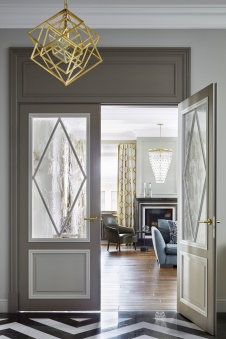 Фото интерьера каминной дома в стиле ар-деко