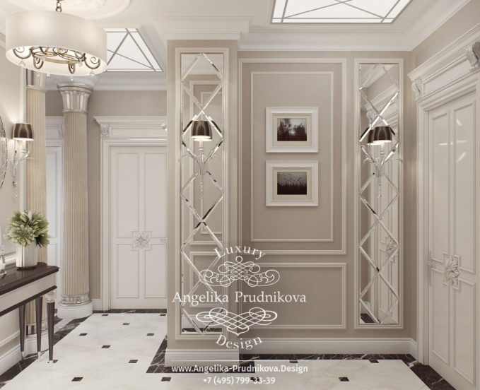 Дизайн-проект интерьера квартиры в стиле английская классика в ЖК «Достояние»