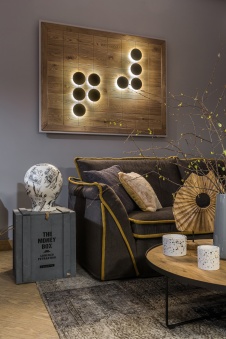 Фото интерьера гостиной квартиры в стиле лофт