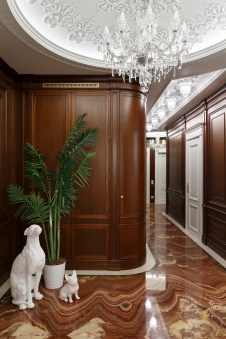 Фото интерьера входной зоны квартиры в американском стиле