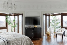 Фото интерьера спальни квартиры в американском стиле