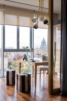 Фото интерьера кабинета квартиры в стиле ар-деко