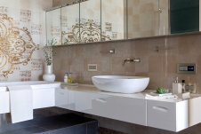 Фото интерьера санузла квартиры в стиле ар-деко