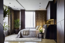 Фото интерьера спальни дома в стиле минимализм