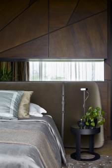 Фото интерьера спальни дома в стиле минимализм