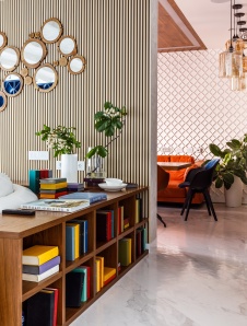 Фото интерьера столовой квартиры в стиле минимализм