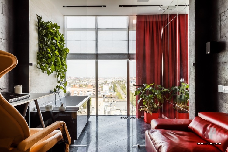 Фото интерьера санузла квартиры в стиле минимализм Фото интерьера кабинета квартиры в стиле минимализм