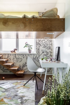 Фото интерьера детской квартиры в стиле минимализм