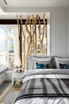 Фото интерьера спальни квартиры в американском стиле