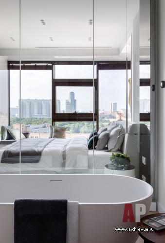 Фото интерьера ванной квартиры в американском стиле