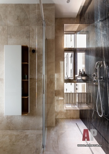 Фото интерьера санузла квартиры в американском стиле