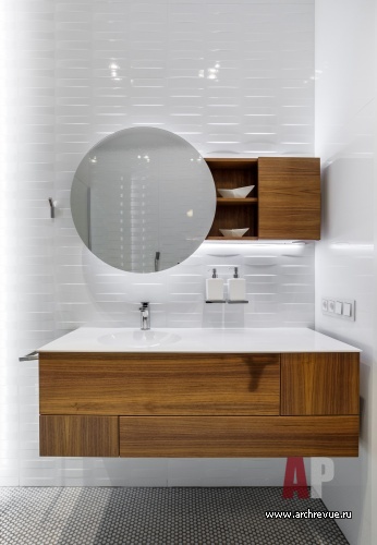 Фото интерьера гостевого санузла квартиры в американском стиле