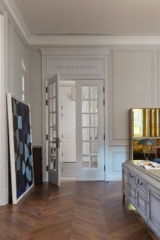 Фото интерьера гостиной квартиры в стиле фьюжн