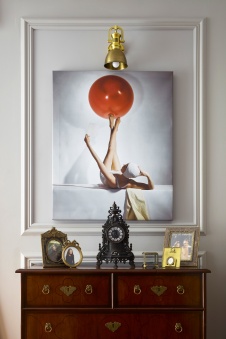 Фото интерьера гостиной квартиры в американском стиле