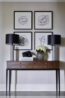 Фото интерьера входной зоны квартиры в американском стиле