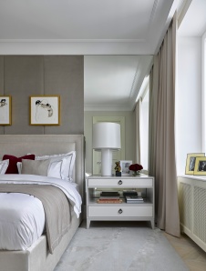 Фото интерьера спальни квартиры в американском стиле