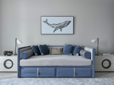 Фото интерьера детской квартиры в американском стиле