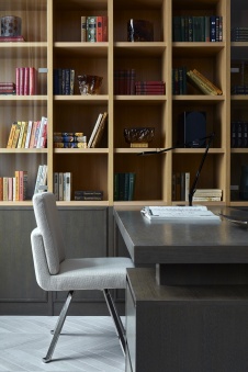 Фото интерьера кабинета квартиры в американском стиле