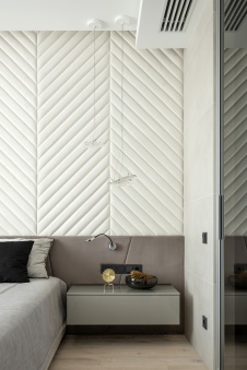 Фото интерьера спальни квартиры в стиле минимализм