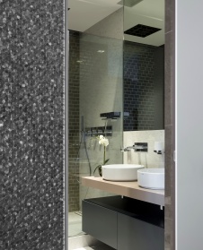 Фото интерьера санузла квартиры в стиле минимализм