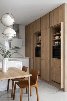 Фото интерьера кухни квартиры в стиле минимализм