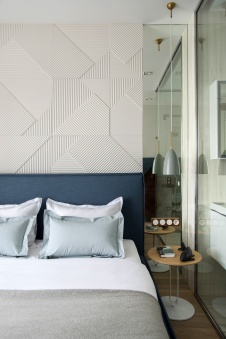 Фото интерьера спальни квартиры в стиле минимализм