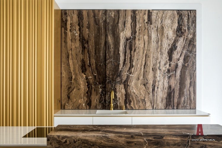 Фото интерьера кухни квартиры в стиле ар-деко