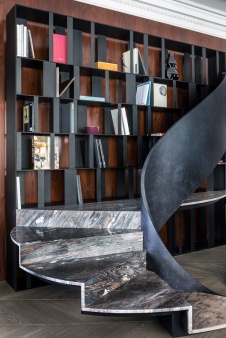 Фото интерьера библиотеки квартиры в стиле ар-деко