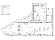 Планировка классической квартиры в центре Санкт-Петербурга.