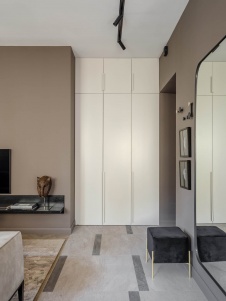 Фото интерьера входной зоны квартиры в стиле фьюжн