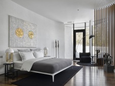Фото интерьера спальни в стиле минимализм